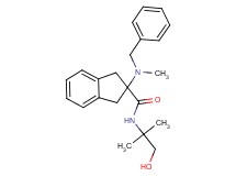2-[benzyl(methyl)amino]-N-(2-hydroxy-1,1-dimethylethyl)-2-indanecarboxamide