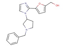 {5-[1-(1-benzylpyrrolidin-3-yl)-1H-imidazol-2-yl]-2-furyl}methanol