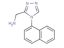1-[4-(1-naphthyl)-4H-1,2,4-triazol-3-yl]methanamine