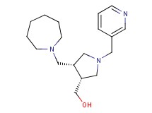 [(3R*,4R*)-4-(azepan-1-ylmethyl)-1-(pyridin-3-ylmethyl)pyrrolidin-3-yl]methanol