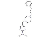 N,N-dimethyl-5-{[4-(3-phenylpropyl)-1,4-diazepan-1-yl]methyl}-2-pyrimidinamine