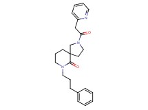 7-(3-phenylpropyl)-2-(2-pyridinylacetyl)-2,7-diazaspiro[4.5]decan-6-one