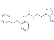 N-[2-(1-methylpyrrolidin-2-yl)ethyl]-N'-[2-(pyridin-2-ylmethoxy)phenyl]urea
