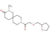 2-methyl-9-[(tetrahydro-2-furanylmethoxy)acetyl]-2,9-diazaspiro[5.5]undecan-3-one
