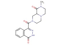 2-methyl-8-[(4-oxo-3,4-dihydrophthalazin-1-yl)carbonyl]hexahydro-2H-pyrazino[1,2-a]pyrazin-1(6H)-one