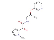 2-(1-methyl-1H-pyrrol-2-yl)-2-oxo-N-[2-(pyridin-3-yloxy)propyl]acetamide