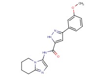 3-(3-methoxyphenyl)-N-(5,6,7,8-tetrahydroimidazo[1,2-a]pyridin-3-yl)-1H-pyrazole-5-carboxamide