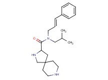N-isobutyl-N-[(2E)-3-phenyl-2-propen-1-yl]-2,8-diazaspiro[4.5]decane-3-carboxamide dihydrochloride