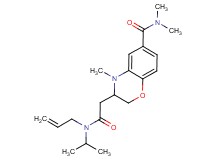 3-{2-[allyl(isopropyl)amino]-2-oxoethyl}-N,N,4-trimethyl-3,4-dihydro-2H-1,4-benzoxazine-6-carboxamide