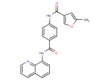 5-methyl-N-{4-[(8-quinolinylamino)carbonyl]phenyl}-3-furamide