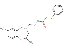 N-[2-(2,7-dimethyl-2,3-dihydro-1,4-benzoxazepin-4(5H)-yl)ethyl]-2-(phenylthio)acetamide