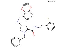 (4S)-1-benzyl-4-[(2,3-dimethoxybenzyl)amino]-N-[2-(2-fluorophenyl)ethyl]-L-prolinamide