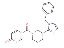 5-{[3-(1-benzyl-1H-imidazol-2-yl)-1-piperidinyl]carbonyl}-2(1H)-pyridinone