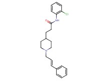 N-(2-chlorophenyl)-3-{1-[(2E)-3-phenyl-2-propen-1-yl]-4-piperidinyl}propanamide