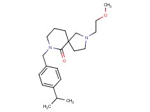 7-(4-isopropylbenzyl)-2-(2-methoxyethyl)-2,7-diazaspiro[4.5]decan-6-one