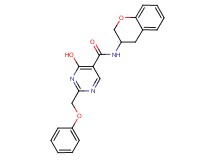 N-(3,4-dihydro-2H-chromen-3-yl)-4-hydroxy-2-(phenoxymethyl)pyrimidine-5-carboxamide