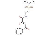 N-{2-[(dimethylamino)sulfonyl]ethyl}-4-oxo-4H-chromene-2-carboxamide