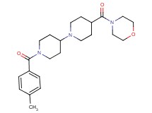 1'-(4-methylbenzoyl)-4-(4-morpholinylcarbonyl)-1,4'-bipiperidine