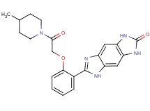 6-{2-[2-(4-methylpiperidin-1-yl)-2-oxoethoxy]phenyl}-3,5-dihydroimidazo[4,5-f]benzimidazol-2(1H)-one