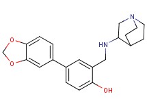 2-[(1-azabicyclo[2.2.2]oct-3-ylamino)methyl]-4-(1,3-benzodioxol-5-yl)phenol