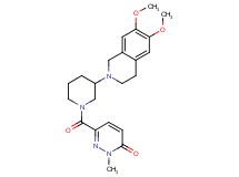 6-{[3-(6,7-dimethoxy-3,4-dihydro-2(1H)-isoquinolinyl)-1-piperidinyl]carbonyl}-2-methyl-3(2H)-pyridazinone