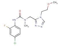 N'-(4-chloro-2-fluorophenyl)-N-{[4-(2-methoxyethyl)-4H-1,2,4-triazol-3-yl]methyl}-N-methylurea