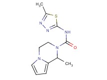 1-methyl-N-(5-methyl-1,3,4-thiadiazol-2-yl)-3,4-dihydropyrrolo[1,2-a]pyrazine-2(1H)-carboxamide