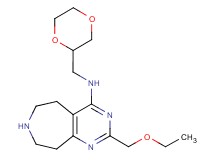 N-(1,4-dioxan-2-ylmethyl)-2-(ethoxymethyl)-6,7,8,9-tetrahydro-5H-pyrimido[4,5-d]azepin-4-amine dihydrochloride