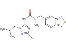 N-(2,1,3-benzothiadiazol-5-ylmethyl)-N'-(1-isobutyl-3-methyl-1H-pyrazol-5-yl)-N-methylurea