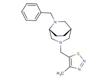 (1S*,5R*)-6-benzyl-3-[(4-methyl-1,2,3-thiadiazol-5-yl)methyl]-3,6-diazabicyclo[3.2.2]nonane