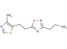 5-[2-(4-methyl-1,3-thiazol-5-yl)ethyl]-3-propyl-1,2,4-oxadiazole