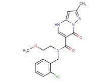 N-(2-chlorobenzyl)-N-(2-methoxyethyl)-2-methyl-7-oxo-4,7-dihydropyrazolo[1,5-a]pyrimidine-6-carboxamide