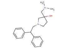 3-[(dimethylamino)methyl]-1-(2,2-diphenylethyl)-3-pyrrolidinol