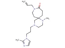 9-allyl-1-methyl-4-[3-(2-methyl-1H-imidazol-1-yl)propyl]-1,4,9-triazaspiro[5.6]dodecan-10-one