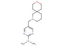 N,N-dimethyl-5-(9-oxa-2-azaspiro[5.5]undec-2-ylmethyl)pyrimidin-2-amine
