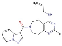 N-allyl-7-(pyrazolo[1,5-a]pyridin-3-ylcarbonyl)-6,7,8,9-tetrahydro-5H-pyrimido[4,5-d]azepin-4-amine