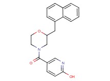 5-{[2-(1-naphthylmethyl)-4-morpholinyl]carbonyl}-2-pyridinol