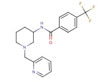 N-[1-(2-pyridinylmethyl)-3-piperidinyl]-4-(trifluoromethyl)benzamide