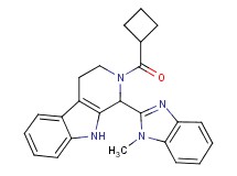 2-(cyclobutylcarbonyl)-1-(1-methyl-1H-benzimidazol-2-yl)-2,3,4,9-tetrahydro-1H-beta-carboline