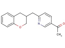 1-[6-(3,4-dihydro-2H-chromen-3-ylmethyl)pyridin-3-yl]ethanone