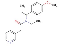 N-ethyl-N-[1-(4-methoxyphenyl)propyl]-2-pyridin-3-ylacetamide