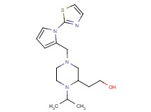 2-(1-isopropyl-4-{[1-(1,3-thiazol-2-yl)-1H-pyrrol-2-yl]methyl}-2-piperazinyl)ethanol