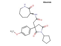 2-[1-cyclopentyl-3-(4-methoxyphenyl)-2,5-dioxo-3-pyrrolidinyl]-N-[(3S)-2-oxo-3-azepanyl]acetamide