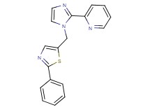 2-{1-[(2-phenyl-1,3-thiazol-5-yl)methyl]-1H-imidazol-2-yl}pyridine