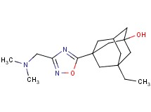 3-{3-[(dimethylamino)methyl]-1,2,4-oxadiazol-5-yl}-5-ethyladamantan-1-ol