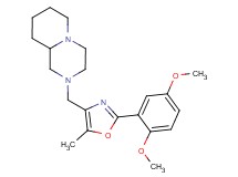 2-{[2-(2,5-dimethoxyphenyl)-5-methyl-1,3-oxazol-4-yl]methyl}octahydro-2H-pyrido[1,2-a]pyrazine