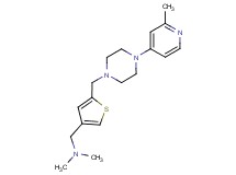 N,N-dimethyl-1-(5-{[4-(2-methylpyridin-4-yl)piperazin-1-yl]methyl}-3-thienyl)methanamine