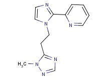 2-{1-[2-(1-methyl-1H-1,2,4-triazol-5-yl)ethyl]-1H-imidazol-2-yl}pyridine