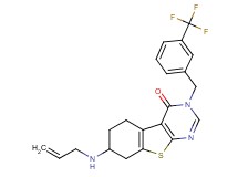 7-(allylamino)-3-[3-(trifluoromethyl)benzyl]-5,6,7,8-tetrahydro[1]benzothieno[2,3-d]pyrimidin-4(3H)-one