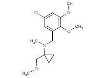 (5-chloro-2,3-dimethoxybenzyl)[1-(methoxymethyl)cyclopropyl]methylamine